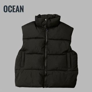 Áo Puffer Gile Form Rộng Dây Rút Tăng Chỉnh, Áo Phao Gile Cộc Tay Chần Bông Dành Cho Nam Và Nữ