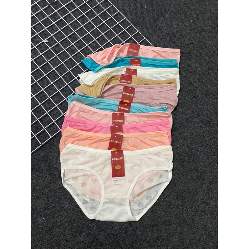 Quần chip nữ gấm 99k/10 quần size 40-65kg cao cấp giảm giá hôm nay