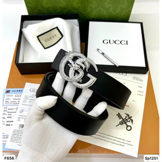 Thắt Lưng Nam GC, Dây Nịt GC Da Thật Tặng Fullbox