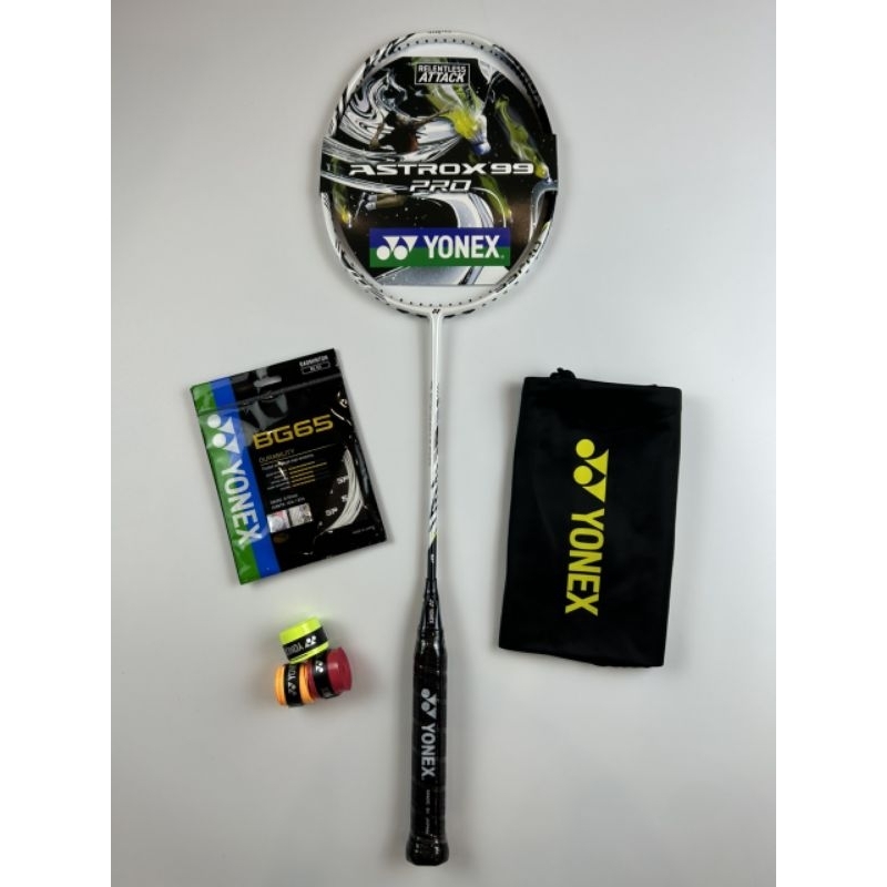 Astrox 99pro trắng, khung carbon, Max 13 kg