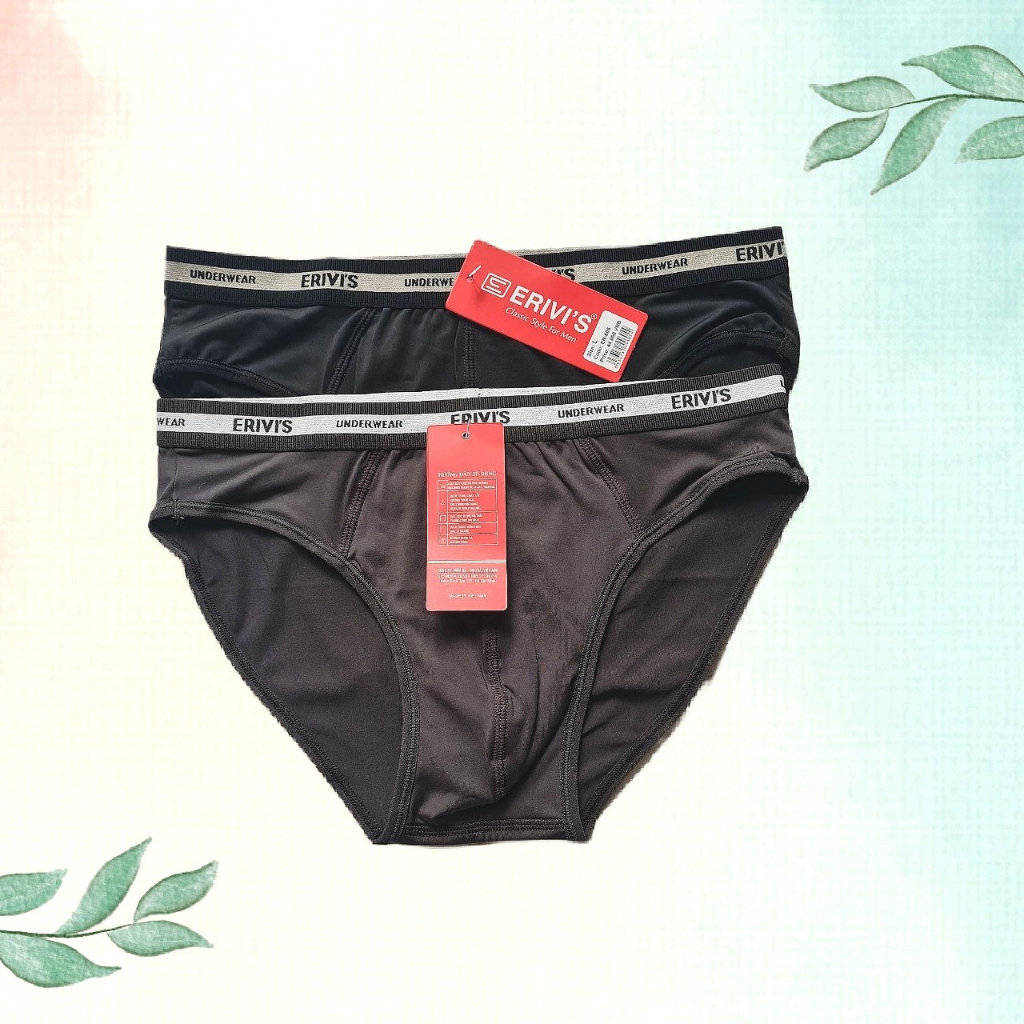 Quần sịp nam ERIVIS thun lạnh cao cấp, co giãn 4 chiều, size M, L, XL, XXL, 3XL, 4XL, 5XL dành cho người mập