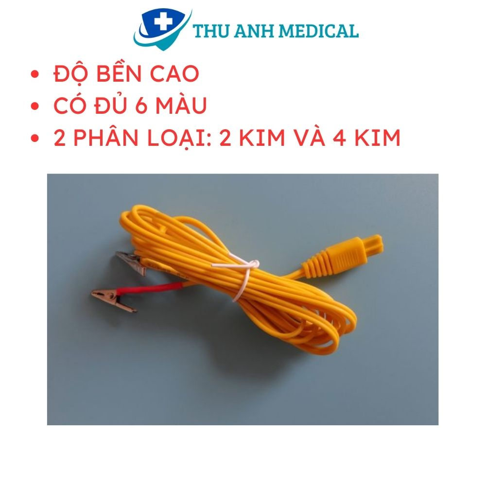 DÂY CHÂM CỨU 2 KIM - DÙNG CHO MÁY ĐIỆN CHÂM 808I GREAT WALL