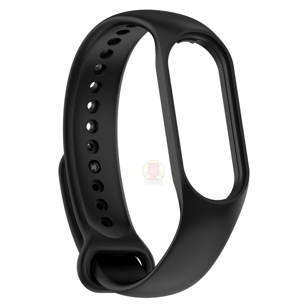 Dây Đeo Silicon Thay Thế Cho Đồng Hồ Thông Minh Xiaomi Mi Band 5 6 7 Miband 5 6 7 Silicon Dẻo Handtonw