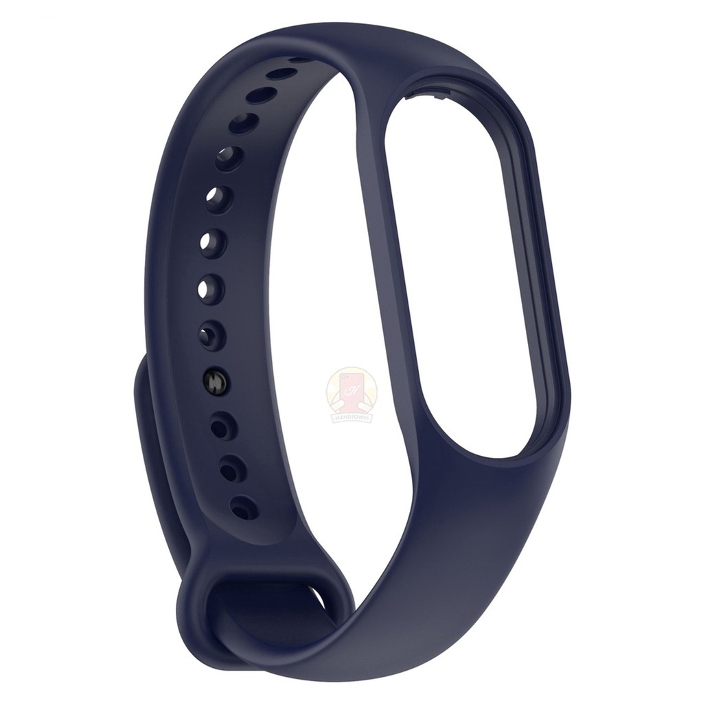 Dây Đeo Silicon Thay Thế Cho Đồng Hồ Thông Minh Xiaomi Mi Band 5 6 7 Miband 5 6 7 Silicon Dẻo Handtonw