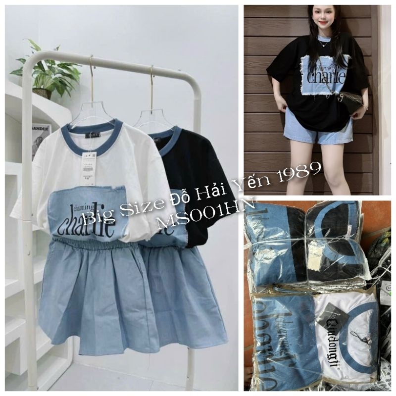 Sét Quần Đùi Jean Big Size (55kg đến 100kg) MSHN001