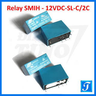 Relay 12V 8 Chân 16A SMIH-12VDC-C Rờ Le 12V 5A SMIH-12VDC-2C Kiểu Hàn PCB