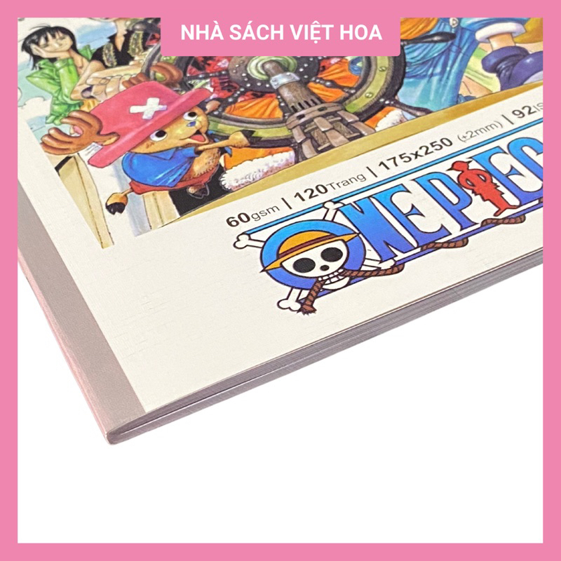 Vở kẻ ngang B5 hình One Piece 80/120/200 trang Hưng Thịnh_MS111