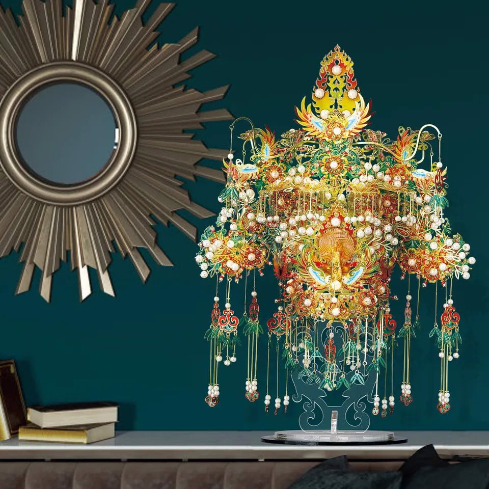 Mô Hình 3D Lắp Ráp Kim Loại Piececool Mão Kim Sí Điểu  P182-GR