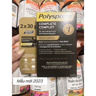 Kem mờ sẹo nhanh chóng Polysporin date 9/2024 30g mẫu mới 2023 🇨🇦