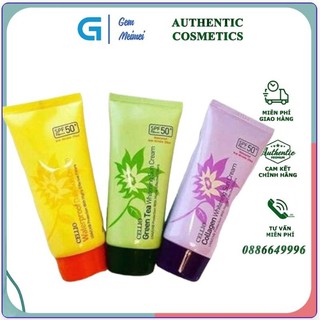 Kem chống nắng cellio collagen whitening sun cream spf50 pa+++