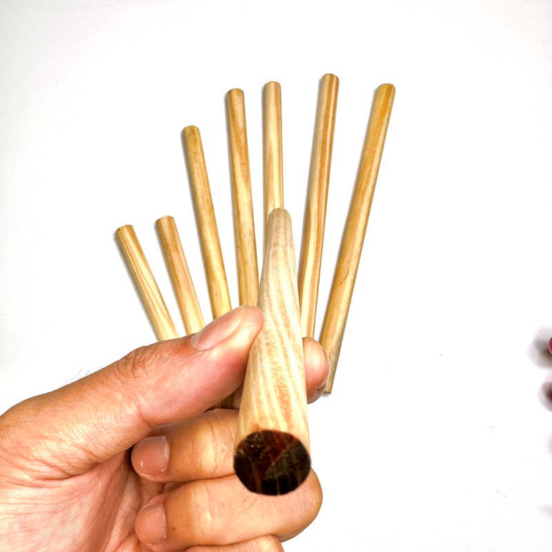 Thanh gỗ thông tròn trang trí nhà cửa, gắn lồng chim đủ size