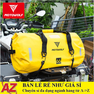 Túi chống nước du lịch motowolf phản quang, túi thể thao treo xe máy moto