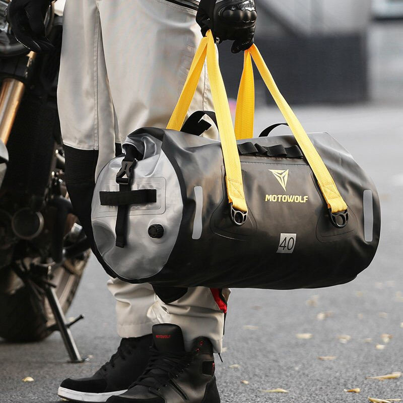 Túi Chống Nước Du Lịch MOTOWOLF Phản Quang, Túi Thể Thao Treo Xe Máy Moto