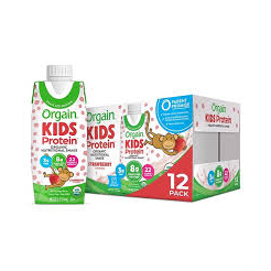 Sữa dinh dưỡng hữu cơ Orgain Kids Protein - Sữa khỉ orgain kid protein chính hãng Mỹ hộp 244ml