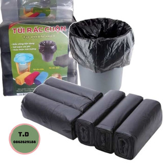Set 3 cuộn túi đựng rác tự phân hủy sinh