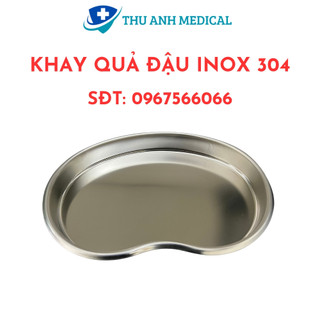 Khay quả đậu – inox nông – dùng trong y tế, spa