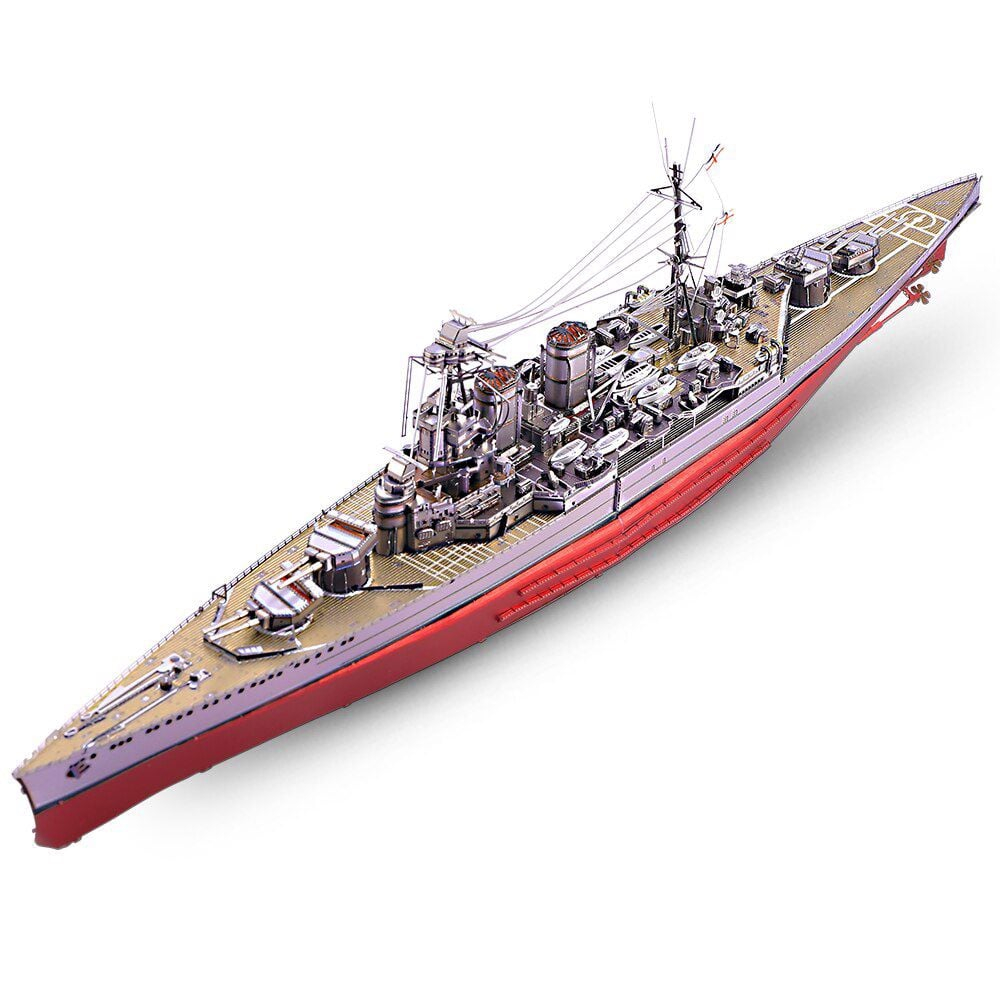 Đồ Chơi Lắp Ráp Mô Hình 3D Bằng Kim Loại Piececool Tuần Dương Hạm HMS Hood P209-SR