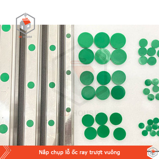 Nắp chụp chắn bụi chắn ba dớ ray trượt vuông