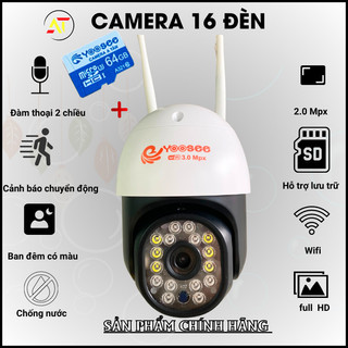 Camera yoosee wifi sát ngoài trời không dây ip66 thông minh chống nước an toàn ai - fhd 3.0mpx siêu nét mã đen mới