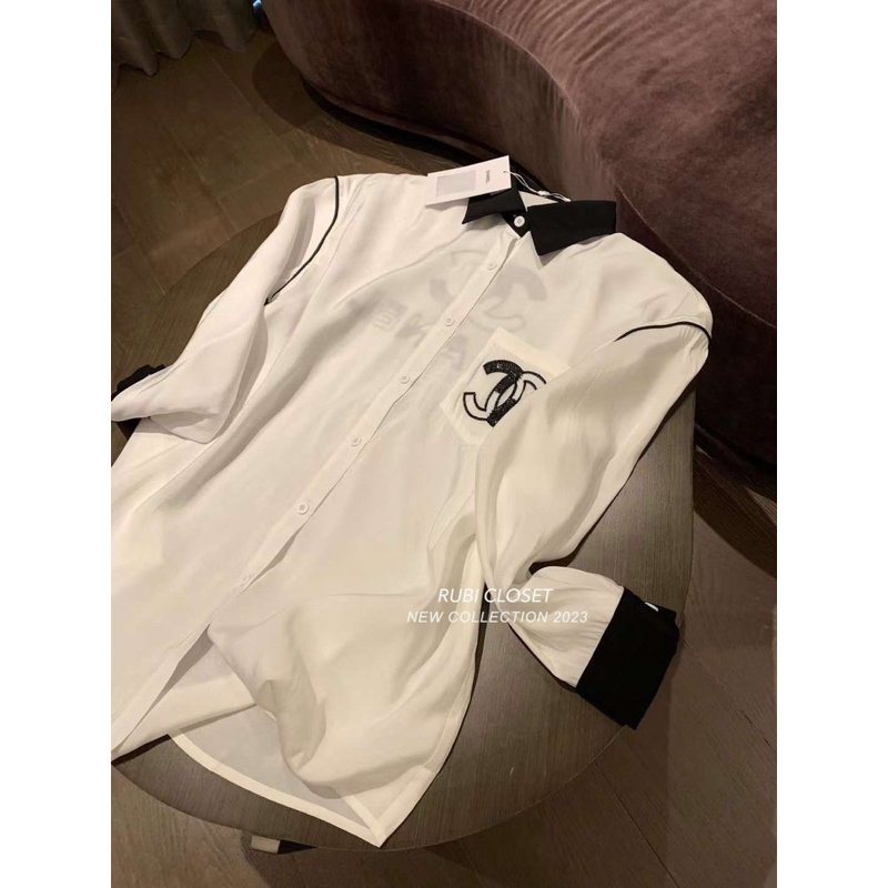 Áo Sơmi Chà Leoo Thêu Kim Sa QC L1