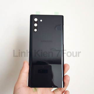 Nắp Lưng Note 10 Plus / Note 10 5G Samsung có kính cam, keo dán