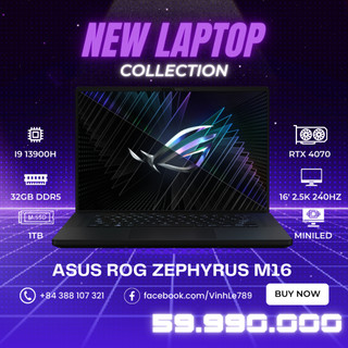 Laptop asus rog zephyrus m16 2023