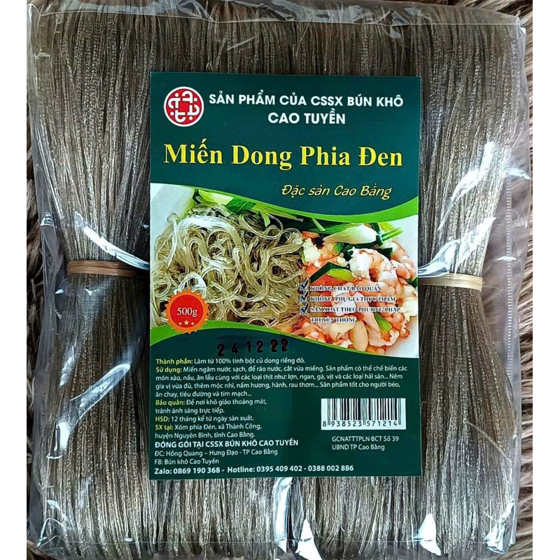 MIẾN DONG PHIA ĐÉN CAO BẰNG