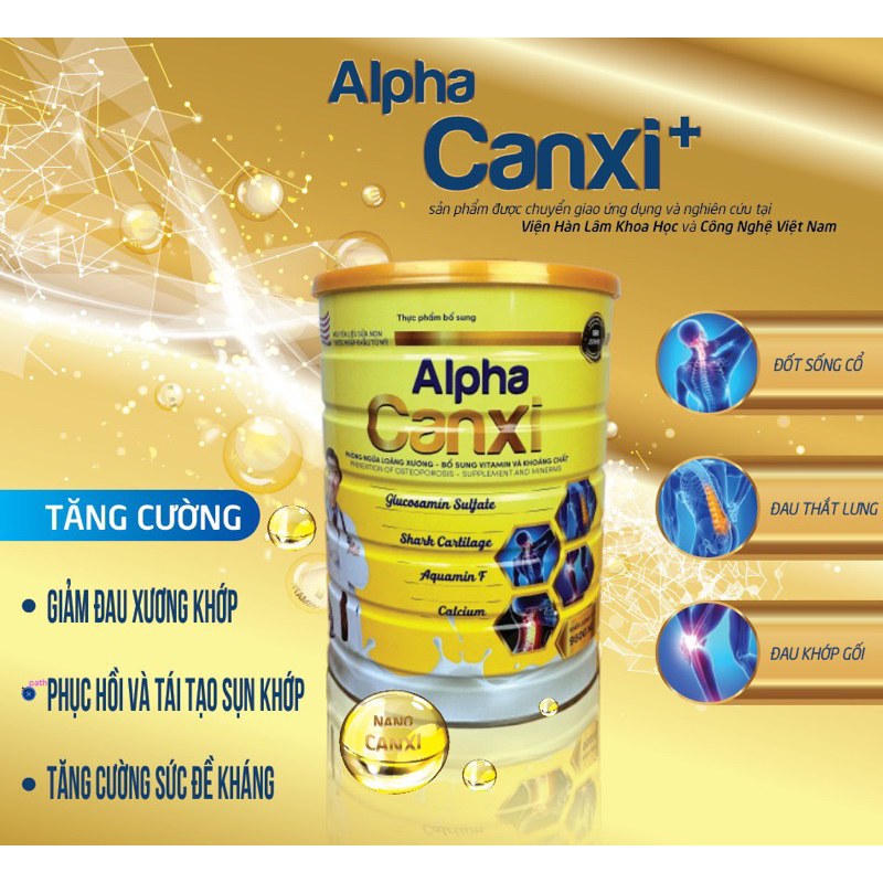 Sữa Non Xương Khớp Alpha Canxi