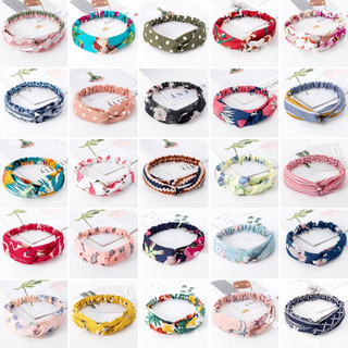 Băng đô cài tóc bờm tóc turban hoa vải lụa cho nữ đẹp thời trang - doni house