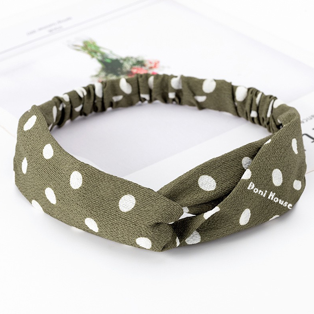 Băng đô Cài tóc Bờm tóc Turban Hoa Vải Lụa Cho Nữ Đẹp Thời Trang - Doni House