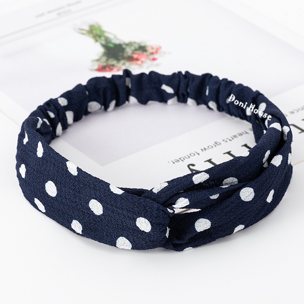 Băng đô Cài tóc Bờm tóc Turban Hoa Vải Lụa Cho Nữ Đẹp Thời Trang - Doni House