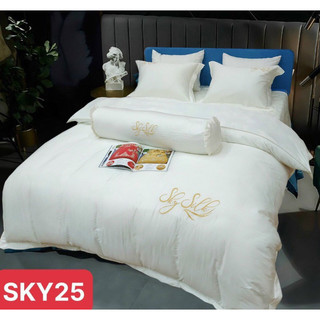 Bộ chăn ga cotton lụa Sky Silk