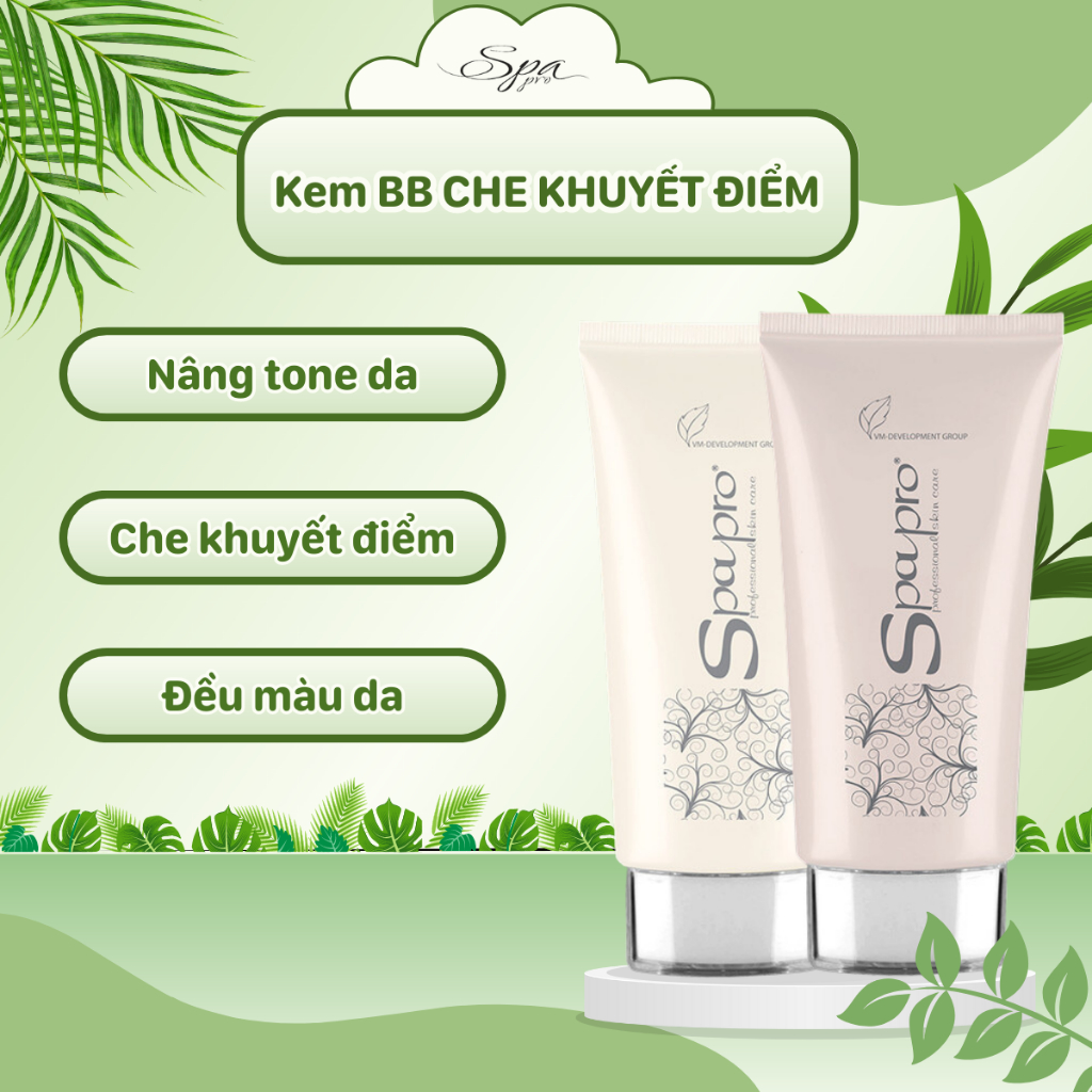 Kem BB Che Khuyết Điểm Spa Pro 40Gr