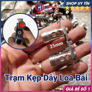 Trạm Kẹp Dây Loa 2 Chân Hàng Bãi Xịn, Jack Loa Giá 1 Cái, Gồm 2 Kẹp Đỏ Đen, Chống Sôi Nhiễu - Dễ Dùng - H2pro Audio