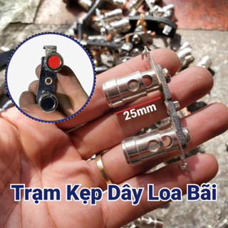 Trạm Kẹp Dây Loa 2 Chân Hàng Bãi Xịn, Jack Loa Giá 1 Cái, Gồm 2 Kẹp Đỏ Đen, Chống Sôi Nhiễu - Dễ Dùng - H2pro Tech