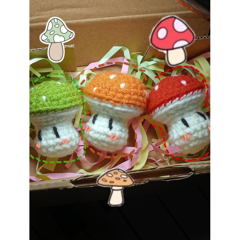 Móc khoá hình nấm 🍄