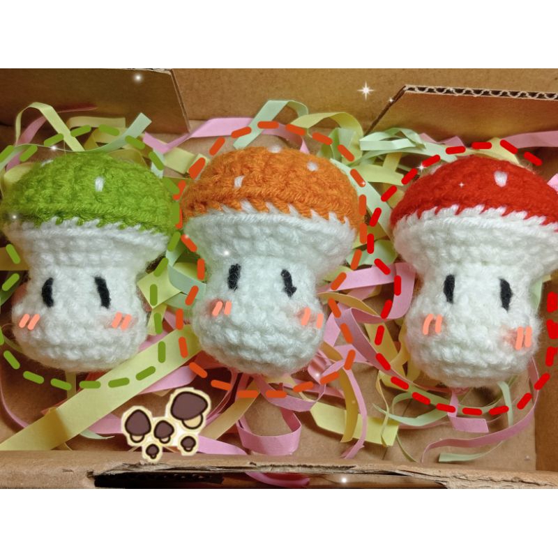 Móc khoá hình nấm 🍄