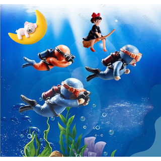  Mô Hình Thợ Lặn Biển, Sôn gô ku, Songoku... Trang Trí Bể Cá Cảnh, Bể Thủy Sinh