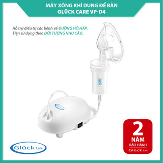 Máy Xông - Máy Xông Khí Dung , Xông Mũi Họng Gluck Care | Hàng Chính Hãng , Bảo Hành 24 Tháng VP-D4