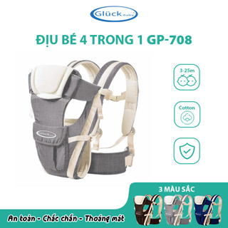 Địu bé Gluck Baby 4 trong 1 GP-708 màu Xám