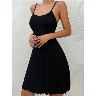 [ BIGSIZE TRÊN 55KG ] MS6 ĐẦM 2 DÂY XOÈ CUỐN LAI bigsize nữ
