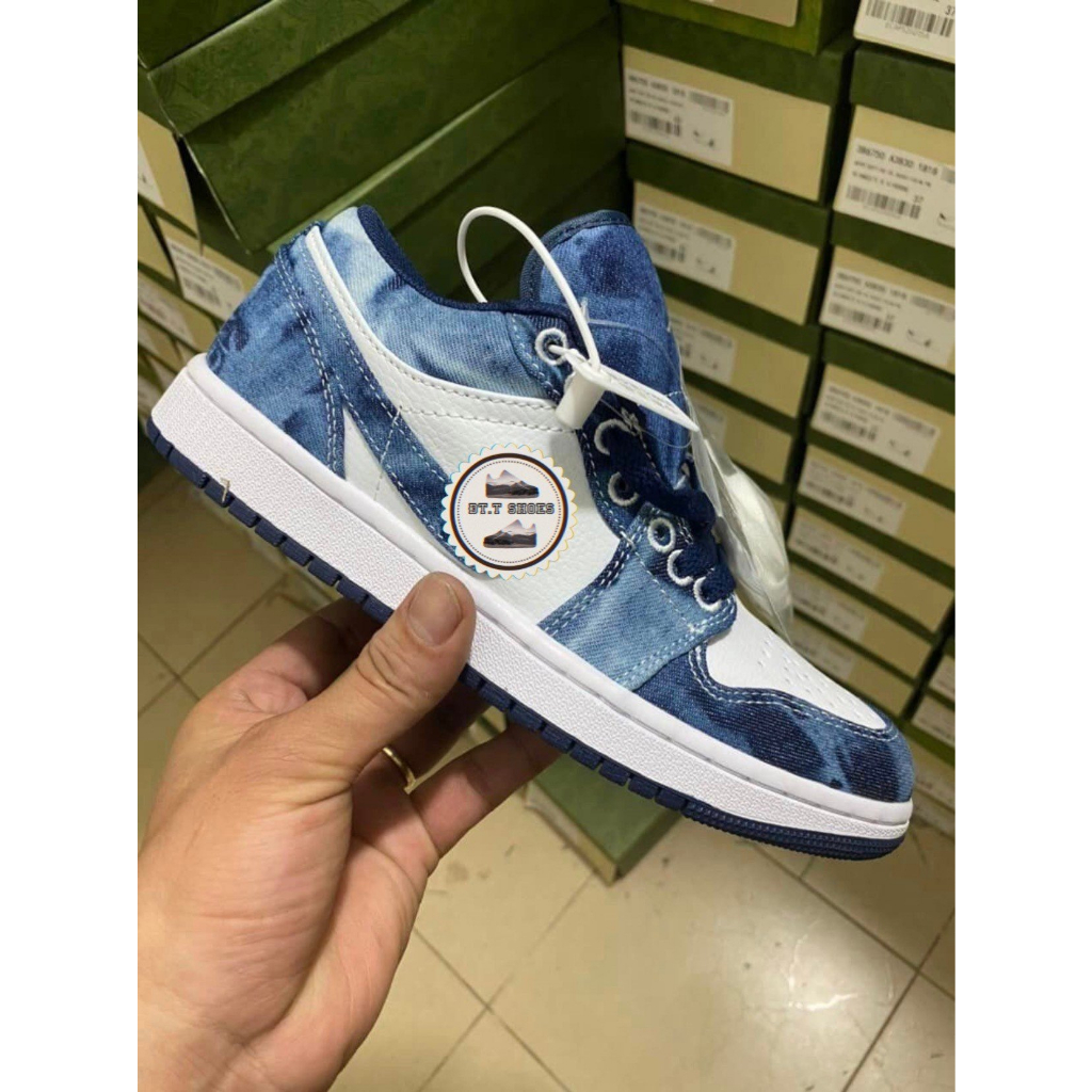 Giày Nike_Jordan cổ thấp Các màu Jd1 hoot trend full nam nữ