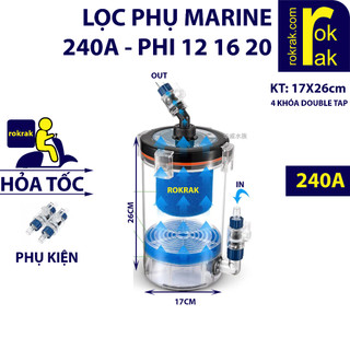 Lọc phụ Marine 240A Dùng trước lọc thùng chính cho bể thủy sinh