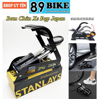 Bơm chân cho xe đạp xe máy ô tô stanlays - bơm xe đạp - bơm xe máy - bơm ô tô