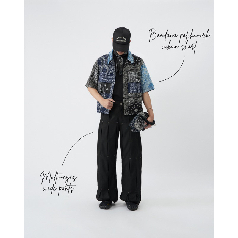 BANDANA PATCHWORK CUBAN SHIRT