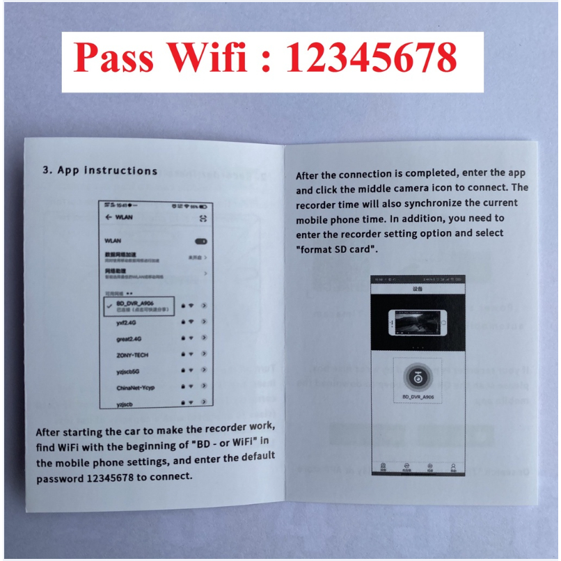 Camera Hành Trình ô tô  U2 / V2, kết nối Màn Hình Android FULL HD