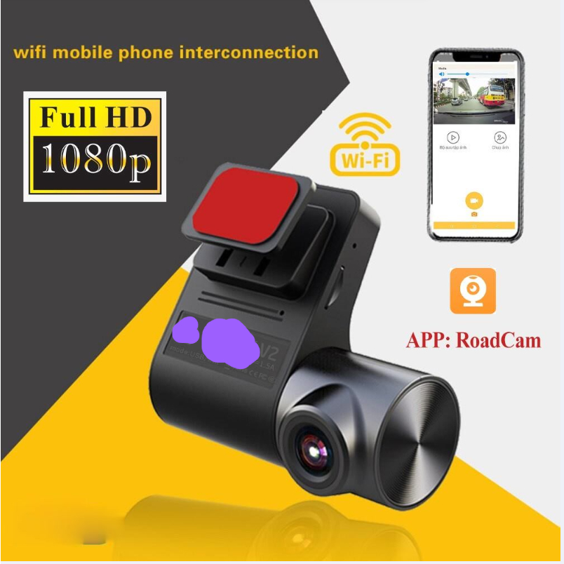 Camera Hành Trình ô tô  U2 / V2, kết nối Màn Hình Android FULL HD