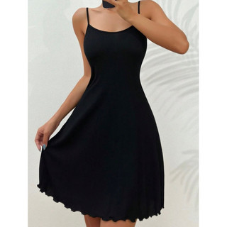 [ BIGSIZE TRÊN 55KG ] MS6 ĐẦM 2 DÂY XOÈ CUỐN LAI bigsize nữ