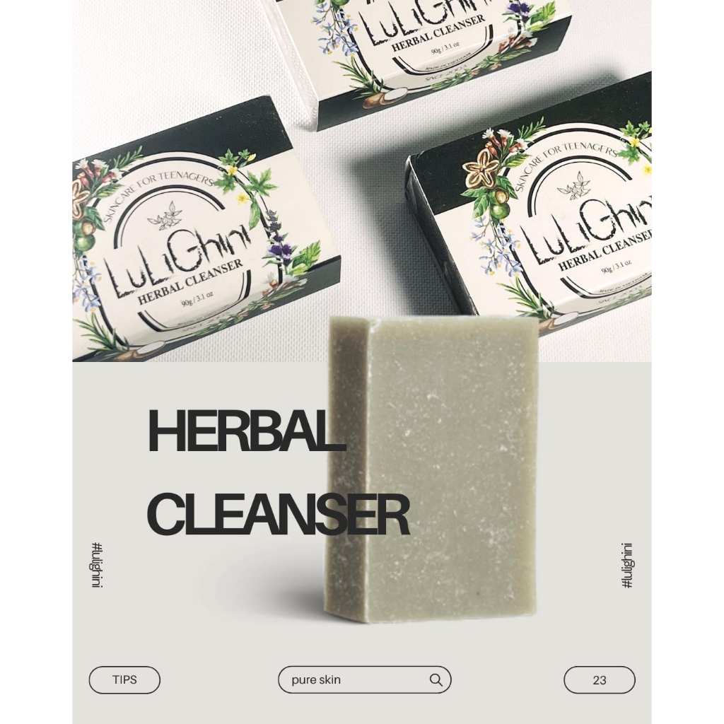 Xà bông thảo dược chăm sóc mụn Lulighini