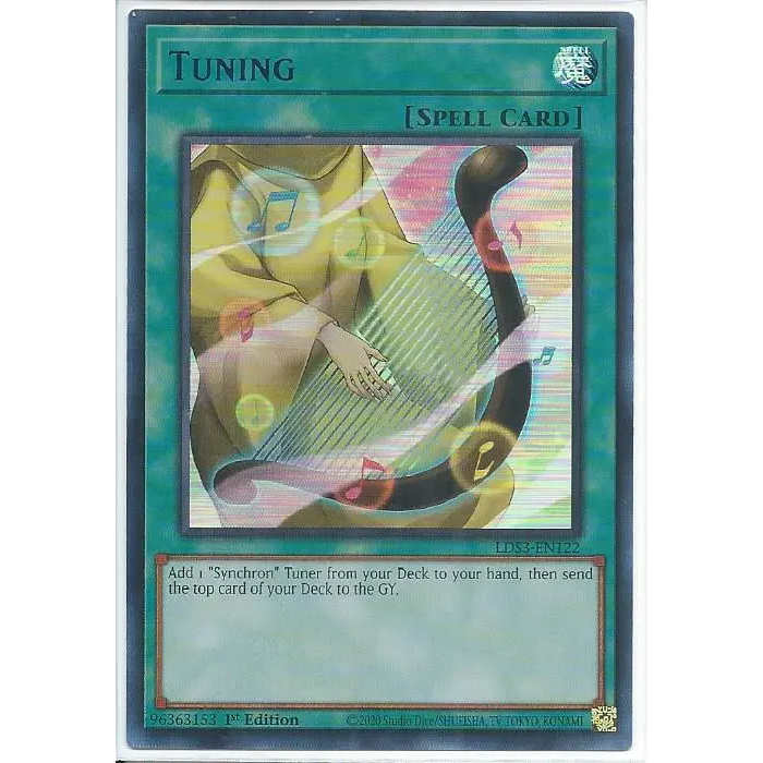 Thẻ bài Yugioh Tiếng Anh - LDS3-EN122 Tuning – Ultra Rare BLUE
